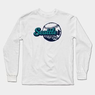 Seattle Baseball Long Sleeve T-Shirt